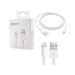 Charging Cable Lightning to USB for iPhone 5g/7g 1m White Charging Cable Lightning to USB for iPhone 5g/7g 1m White